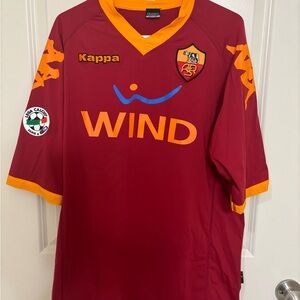 Kappa AS Roma 2009/10 Home Soccer Jersey Size 2XL